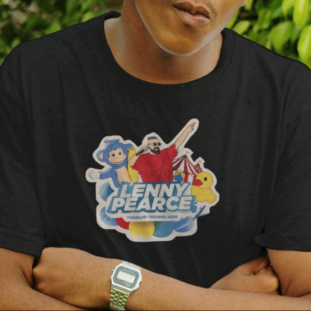 Lenny Toddler Techno Tour 2026 T-shirt – LENNYPEARCE.COM