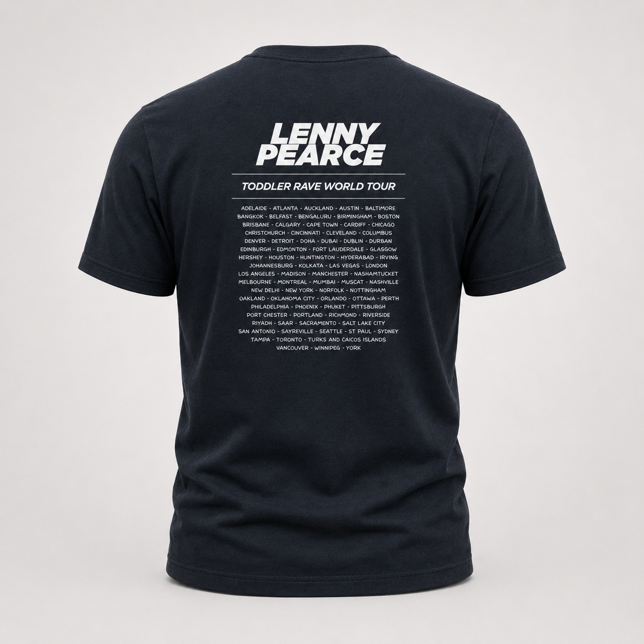 Toddler Rave World Tour T-shirt